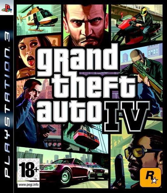 Grand Theft Auto IV PS3 cover