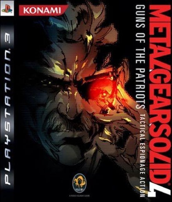 Metal Gear Solid 4 PS3 cover